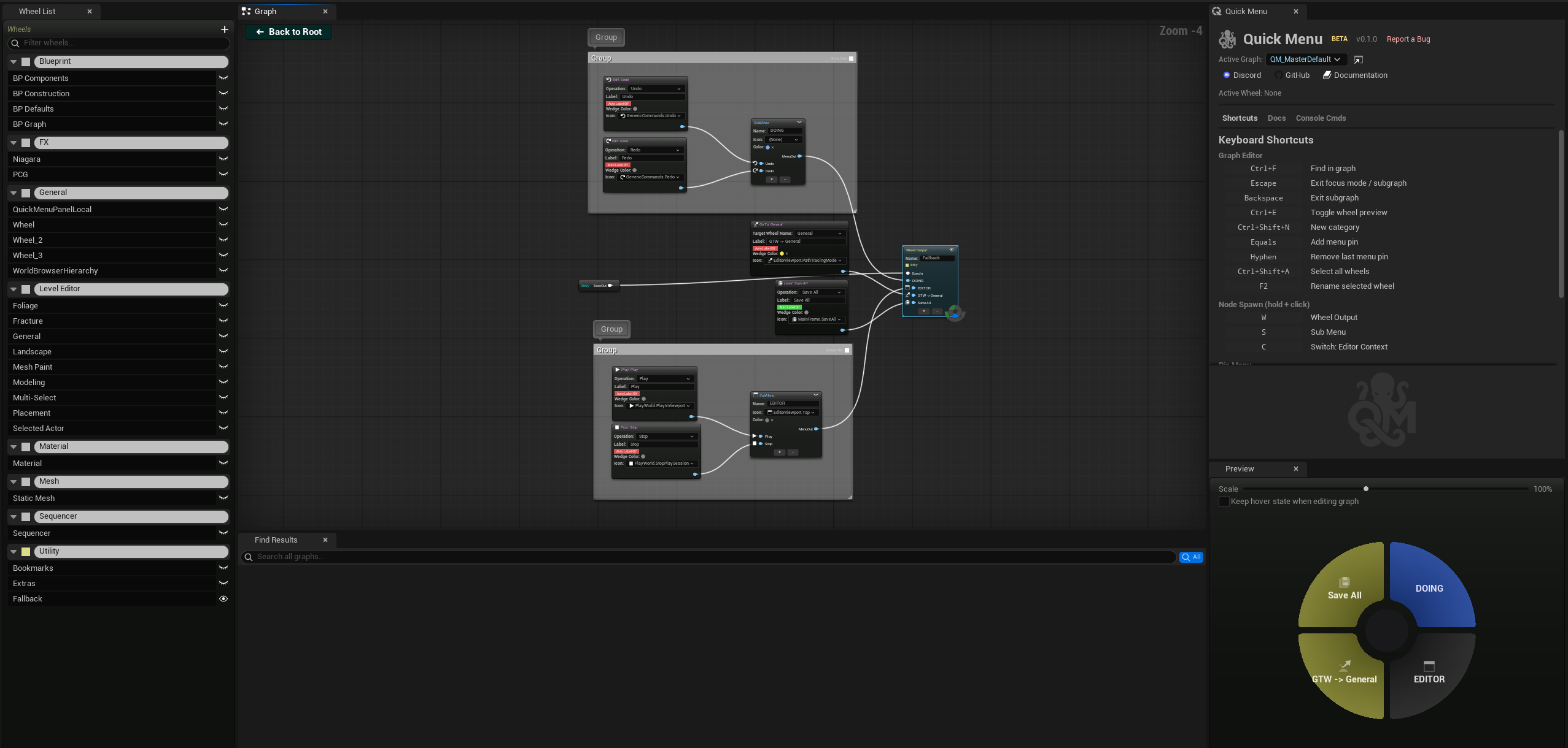 QuickMenu Action Nodes
